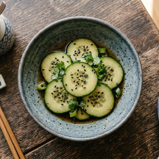 Asian Cucumber Salad.
