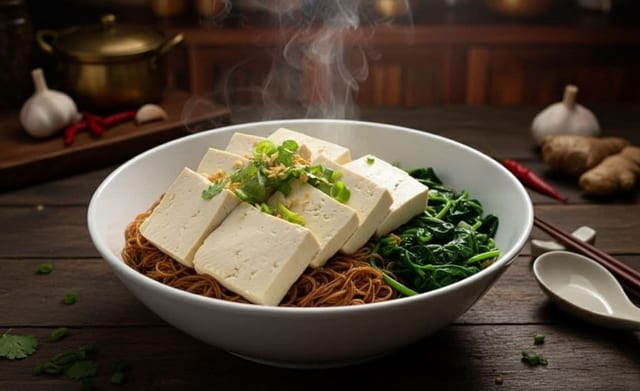 Dry Tofu Noodle (VG, GF).