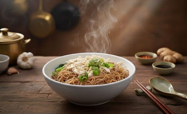 Dry Chicken Noodle.
