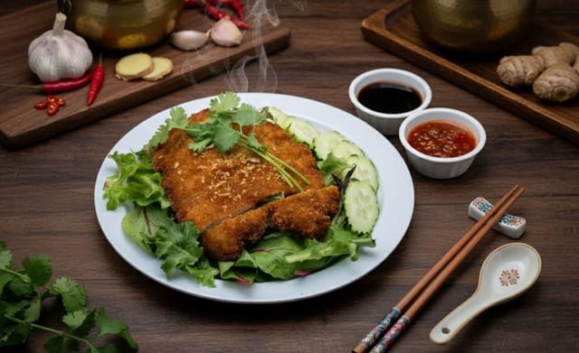 Crispy Chicken Salad.