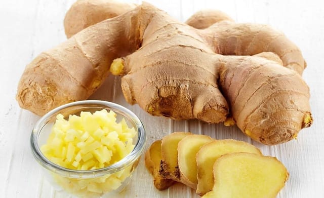 Fresh Minced Ginger.