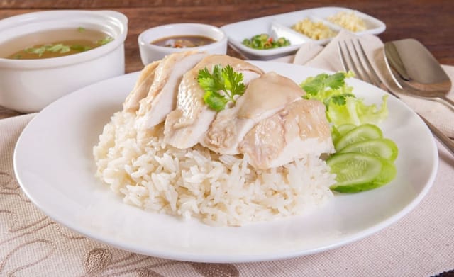Khao Man Gai (Chicken Rice).